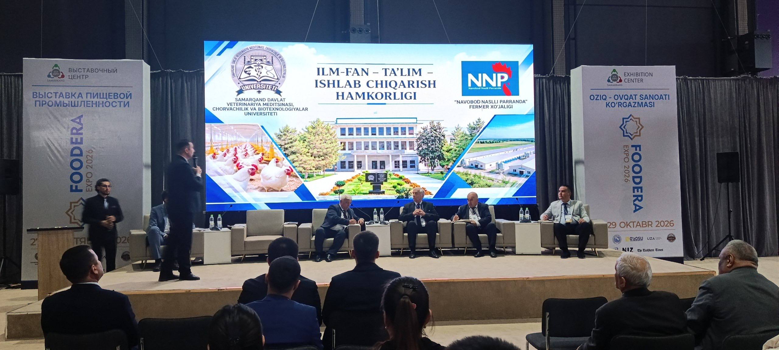  FOODERA EXPO–2026: ILM-FAN, TA’LIM VA ISHLAB CHIQARISH HAMKORLIGI