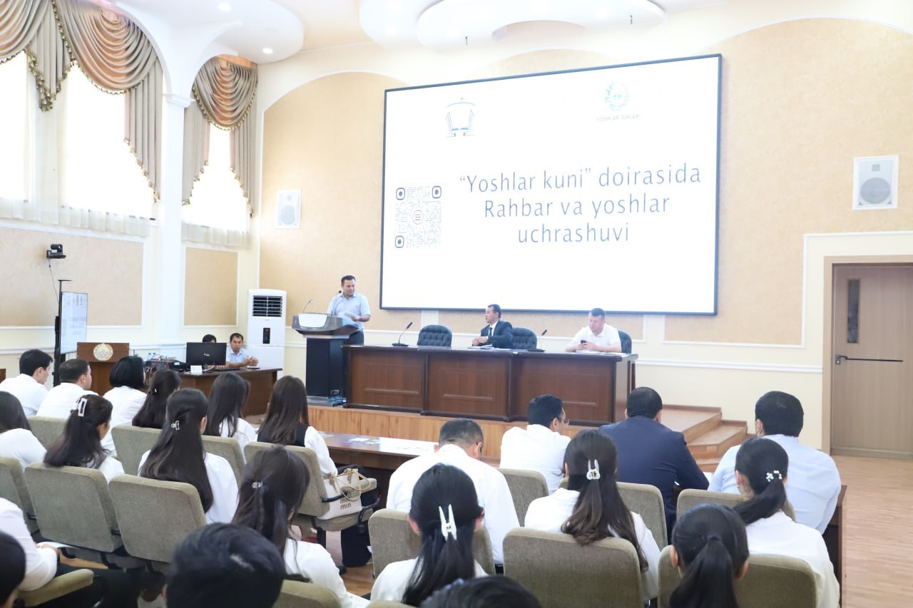 RAHBAR VA YOSHLAR UCHRASHUVI:KELAJAK KASB-HUNARI VA TADBIRKORLIKKA KENG YO‘L
